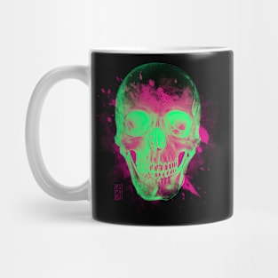 Neon Skull Mug